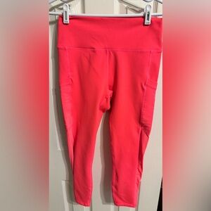 Fabletics Vivid Pink Ankle-Length Pants